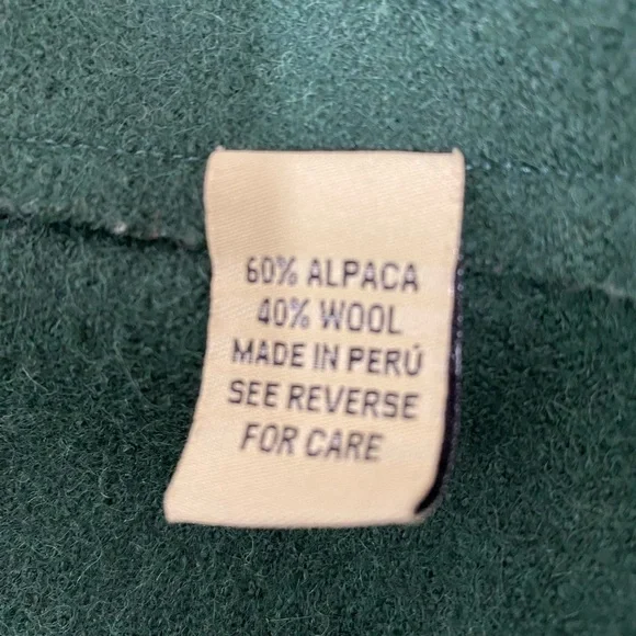 Beyond Threads Alpaca Wool Jacket Green Size Small - Picture 5 of 8